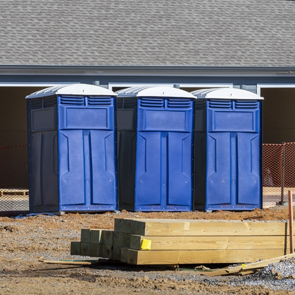 how do you ensure the portable toilets are secure and safe from vandalism during an event in Escanaba Michigan